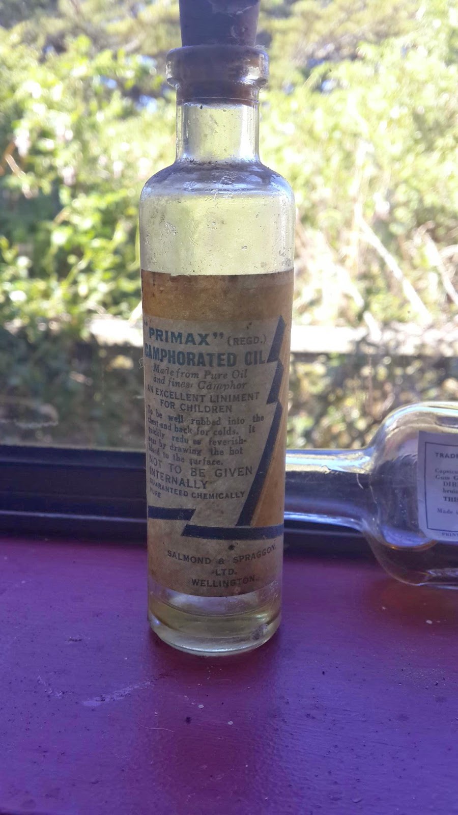 Have twins will travel Old Nz glass bottles