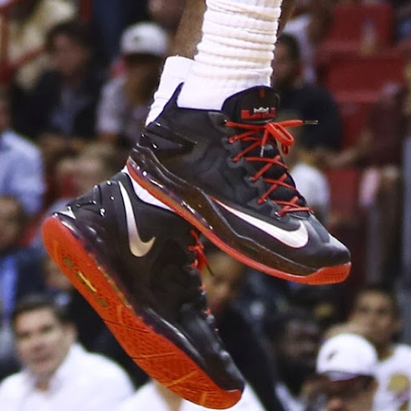 LeBron James Debuts Nike LeBron 11 Low in Black and Red