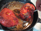 The tomatoes were starting to break down quickly as I finished peeling.