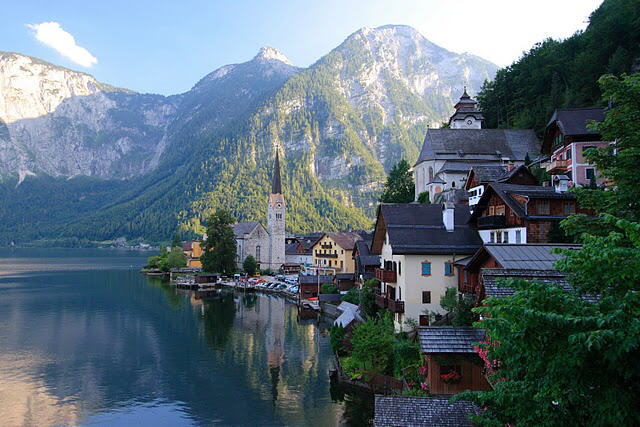 Europe : Eine Kliene stadt von Austria(Hallstatt Village).