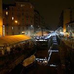 milan canals in Milan, Italy 