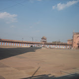 The huge courtyard of the mosque.