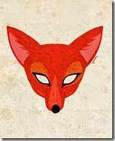 Máscara de zorro (animal) manualidades con platos