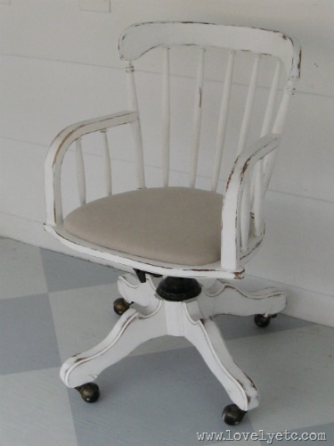 white banker's chair white banker's chair