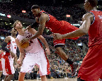 LeBron Sets NBA Record of 6 Games with 30+ Points & 60+% FG lebron james nba 130203 mia at tor 04 LeBron Sets NBA Record of 6 Games with 30+ Points & 60+% FG