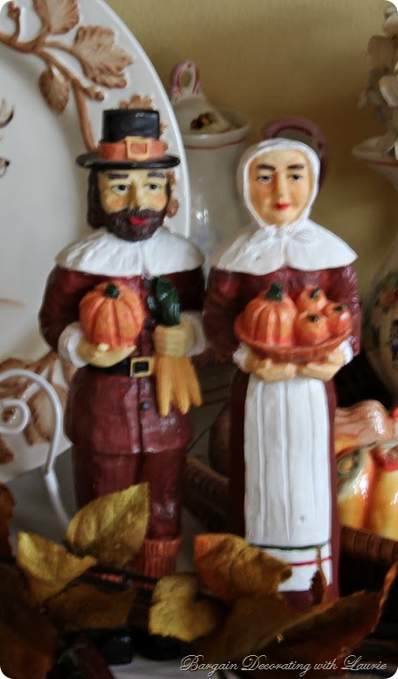 Thanksgiving decor-Bargain Decorating with Laurie