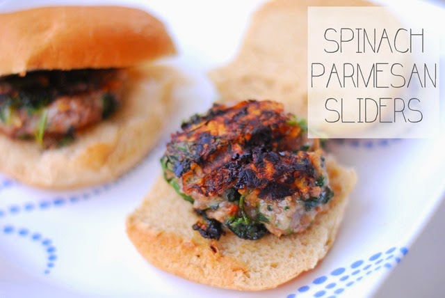 spinach parmesan sliders