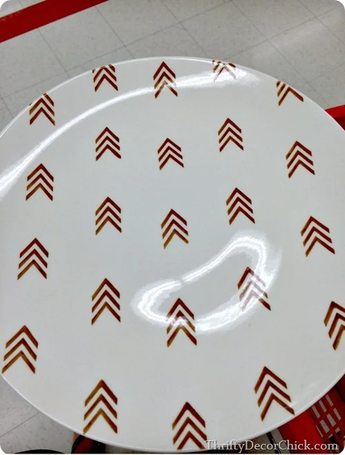 arrow platter