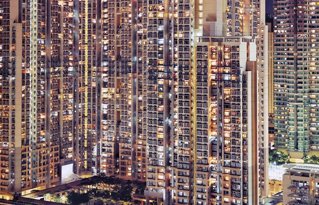 Плотная застройка в Гонконге Михаэль Вулф (20 фото)