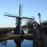 mini windmill at the zaanse schans in zaandam in Zaandam, Netherlands 