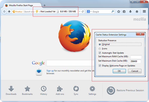 cache status cache status