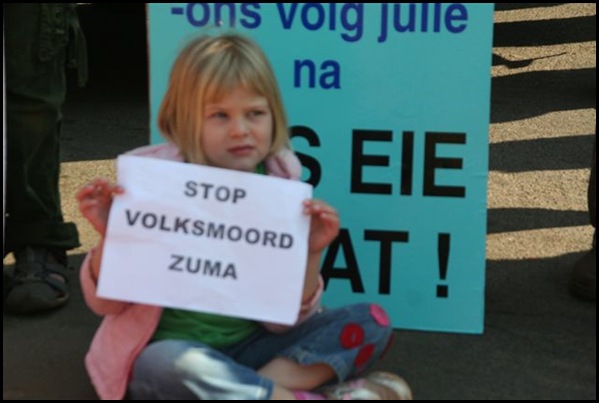 Afrikaner 5Demo Against Farm Murders Verkenners May312012