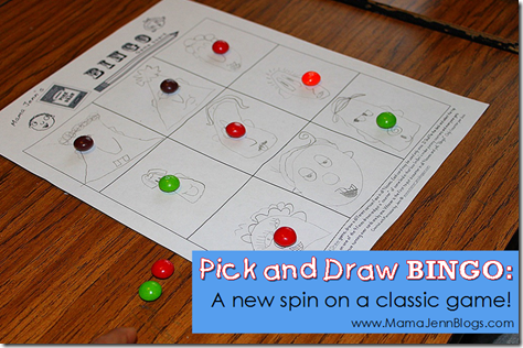 Pick and Draw BINGO: A new spin on a classic game!