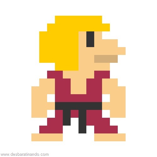 super herois e viloes em 8 bits street fighter (3)