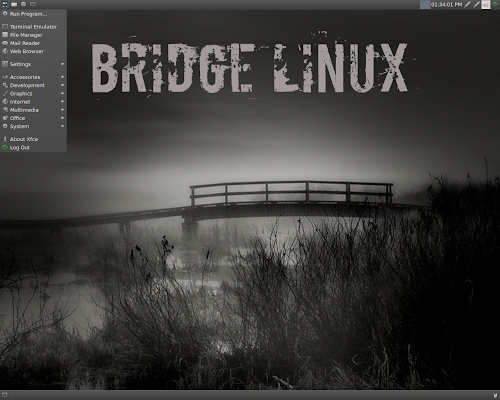 Bridge Linux 2012.8 Xfce