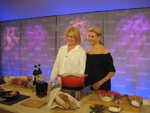 Here we are just before taping.