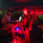 trinity bellwoods park dj during nuit blanche in Toronto, Canada 