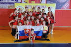 Mažoretky Nicol - cheerleaders 11 - 13, Desert rose