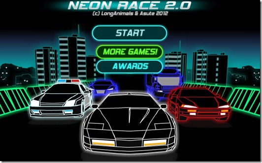 Neon Race 2 free web game (1)