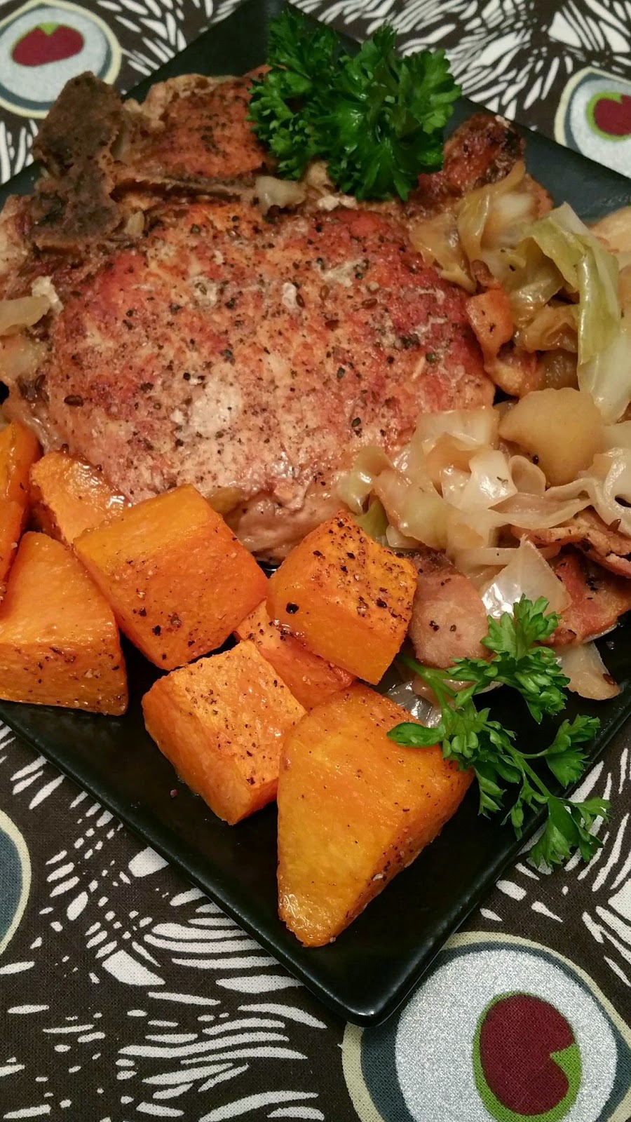 Dinner Planit Beer Braised Pork Chops With Cabbage, Apples And Caraway