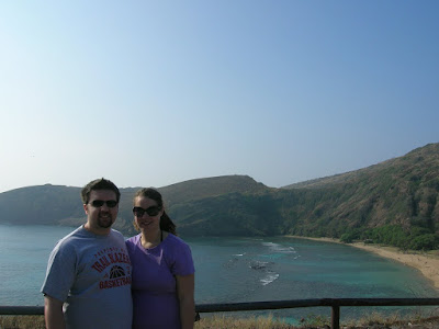 Cameron and Debbie at Hanauma Bay