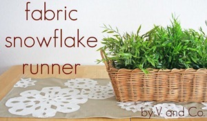 fabric snowflake runner tutorial[7]