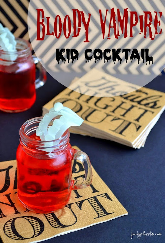 Bloody Vampire Kid Cocktail - Halloween Drink
