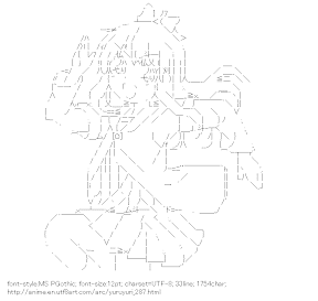 [AA]Toshinou Kyoko (Yuruyuri)