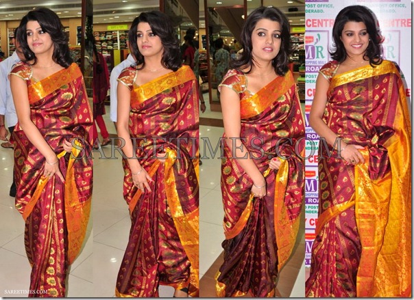Soudamini_Maroon_Traditional_Saree
