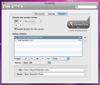 CornerClick - Mac Hot Corner Customizer