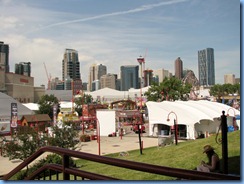 9710 Alberta Calgary Stampede 100th Anniversary - view of downtown Calgary from Scotiabank Saddledome