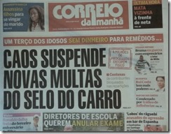 Caos nas finanças com imposto do carro. Jun.2013 Caos nas finanças com imposto do carro. Jun.2013