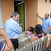 Jimmy Jairala llega a la casa de los Junco-Guapilema, en el recinto Santa Martha, de El Triunfo
