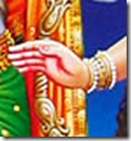Sita Devi's hand