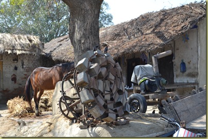 Village water wheel