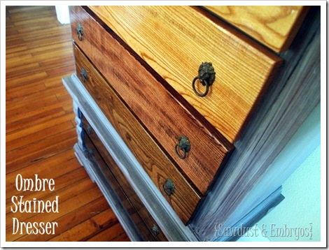 Ombre Stained Dresser