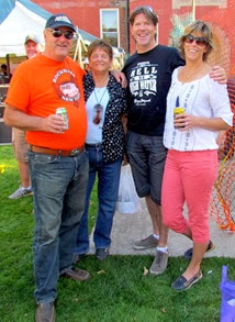 1310069 Oct 12 Terry Barb Mark Terri In Beer Tent