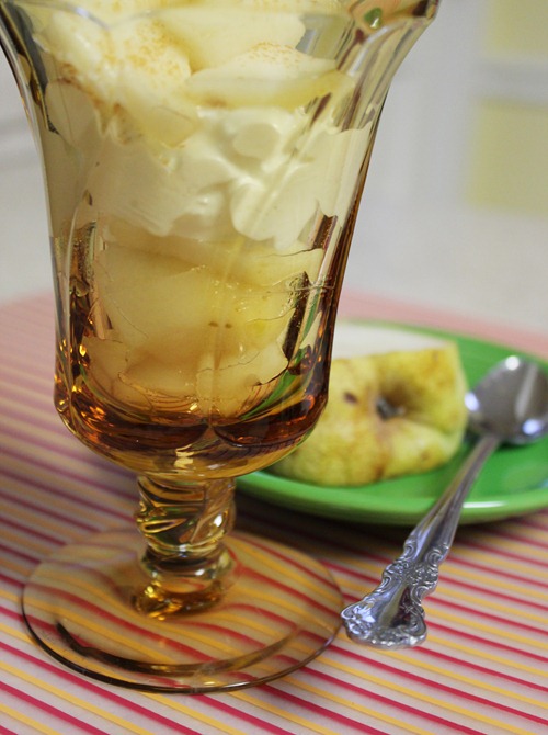 healthy sundae pears