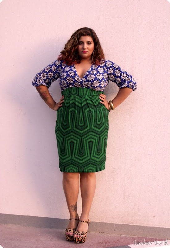 Weesha outfit post Anna Scholz dress from Simply Be Steve Madden Leopard print heels