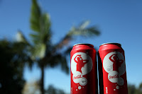 Two cokes with a view.