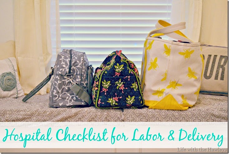 Hospital Checklist for Labor and Delivery