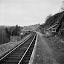 Midford Station Oil Store. Photo by Unknown (c1950). © All Rights Reserved.