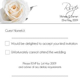 RSVP Card