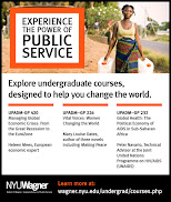 View Undergraduate
Public Service Courses for 
Spring 2013