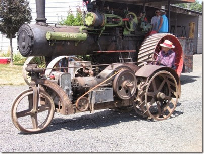 IMG_7927 1912 Samson 4-5 Horsepower Sieve-Pull 3-Wheel Tractor at Antique Powerland in Brooks, Oregon on August 4, 2007