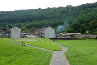 Houses and an oval