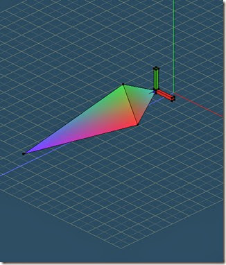 A local coordinate system is attached to the bone A local coordinate system is attached to the bone