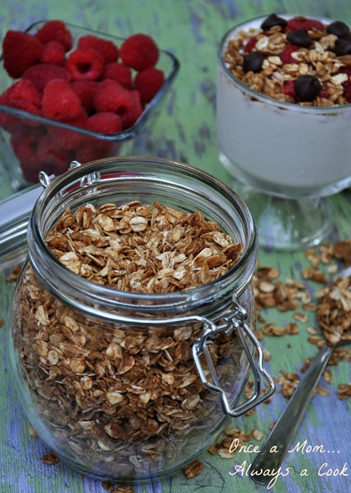 Simple Honey and Oat Granola