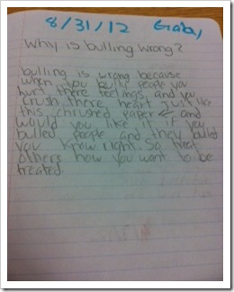 Bully Writing 2
