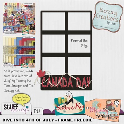 MMTS & TSK - Dive into 4th of July - Freebie Preview